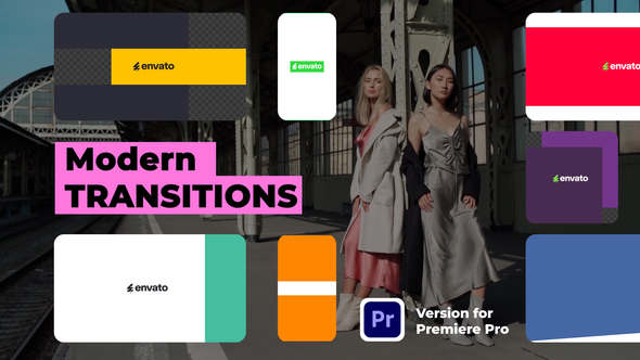 Modern Transitions | Premiere Pro Premiere Pro template preview