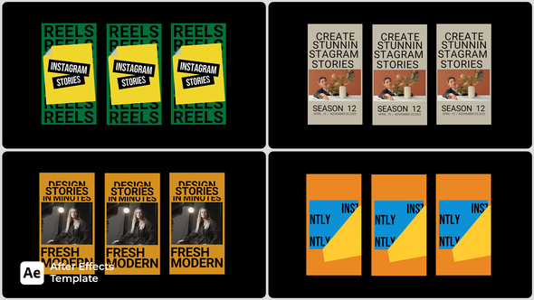 Page Instagram Fashion Reels Product Promo template preview