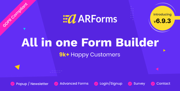Wordpress Form Builder Plugin, Contact form - ARForms