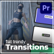 Flat Trendy Transitions - VideoHive Item for Sale