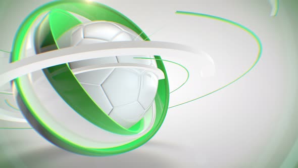 Soccer Ball Background 4K