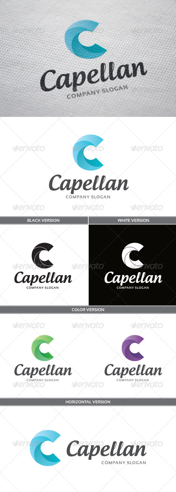 Capellan Logo - Letters Logo Templates
