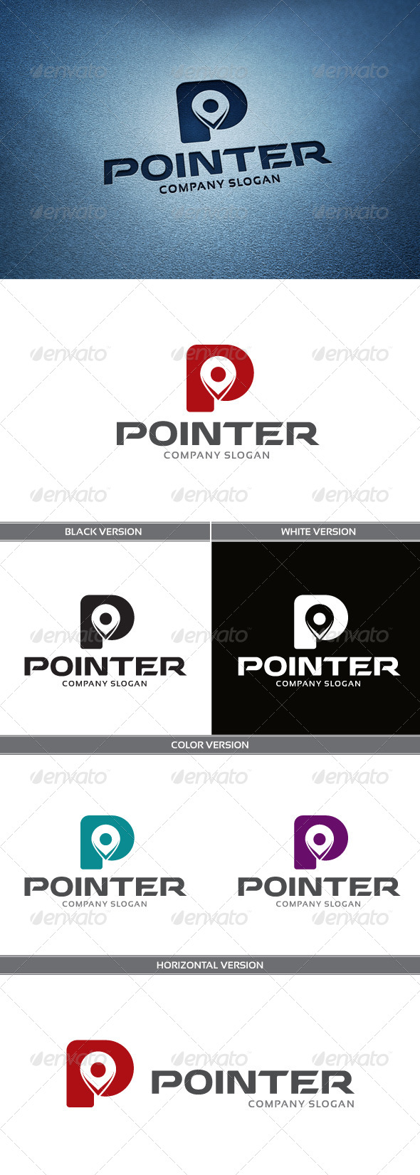 Pointer Logo - Letters Logo Templates