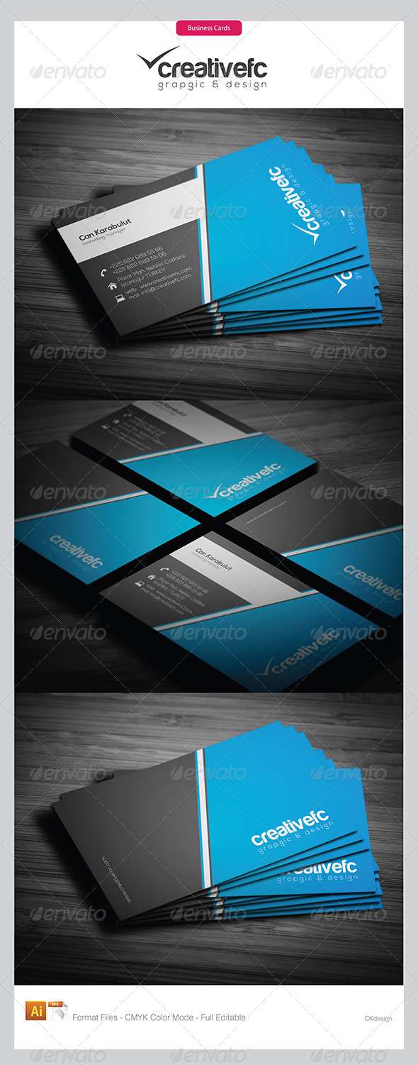corporate business cards 344 - Business Cards Print Templates