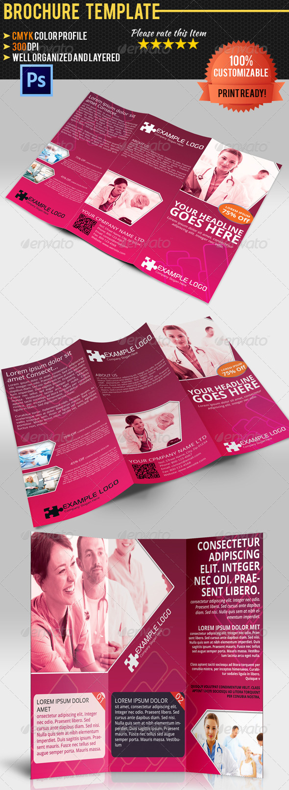 Tri-Fold Medical Brochure - Corporate Brochures