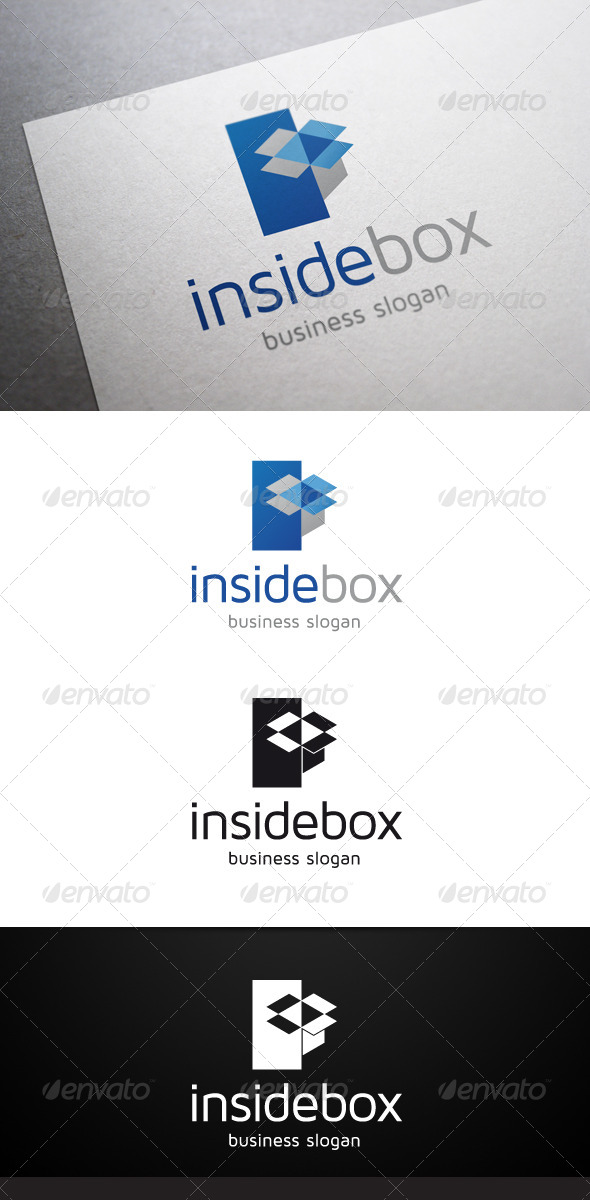 Inside Box Logo - Objects Logo Templates