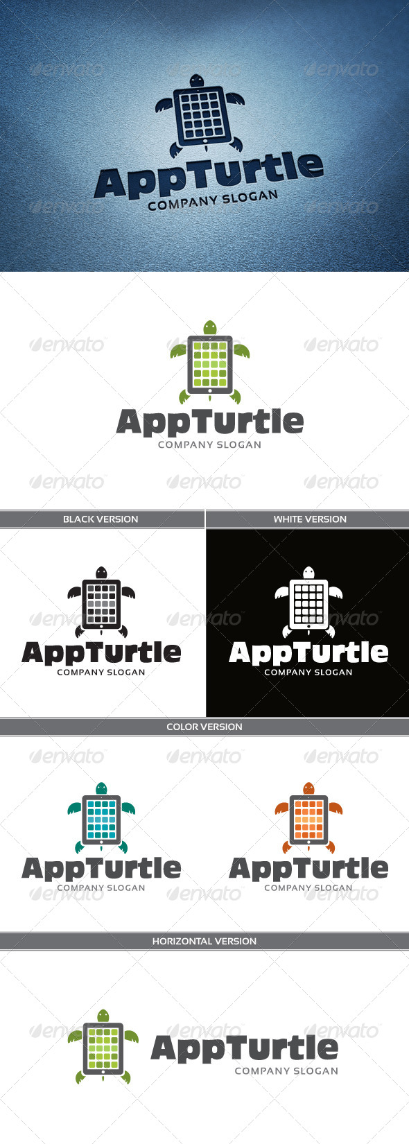 AppTurtle Logo - Objects Logo Templates