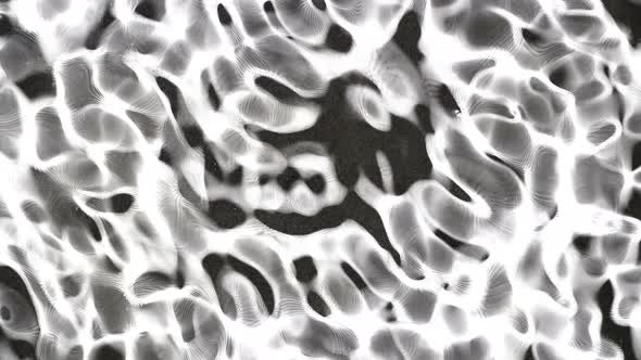 Sound Waves on Water Resulting From Vibration. Cymatics Science of Sounds alt