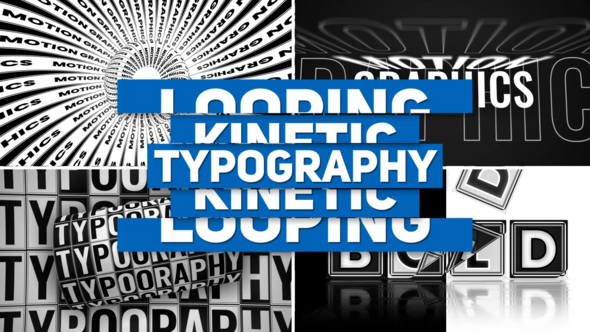 Kinetic Typography V3 | Looping Titles template preview
