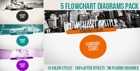 Flowchart Diagrams Pack - VideoHive 4862491