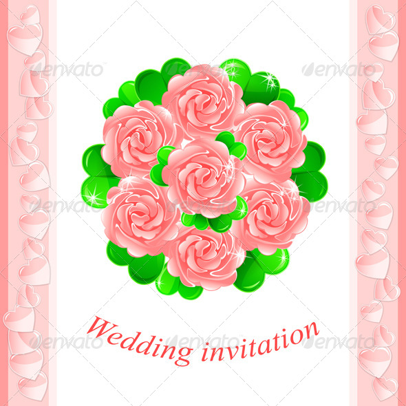 Pink Wedding Invitation - Weddings Seasons/Holidays