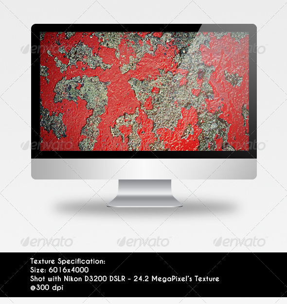 Grunge Red Texture - Concrete Textures