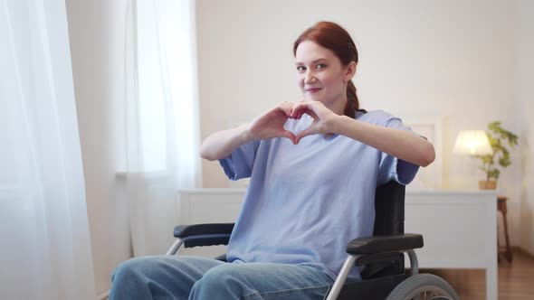 A Beautiful Disabled Lady is Expressing Gratitude alt