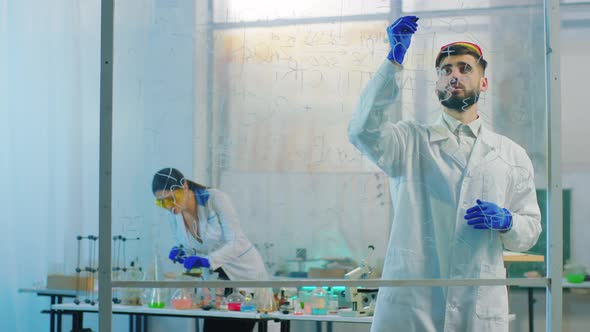 Charismatic Scientist Man in the Biochemical, Stock Footage | VideoHive