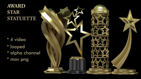 Award Star Statuette