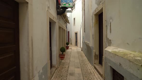 Empty Street in Coimbra City