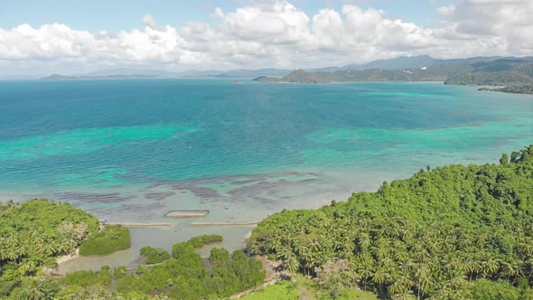 Stunning, beautiful drone shots taken in Port Barton, Palawan, The Philippines.