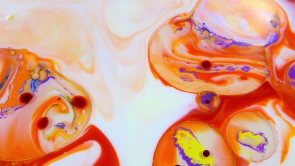 Abstract Colorful Invert Paint Bubbles Galactic Exploding Texture 38 alt