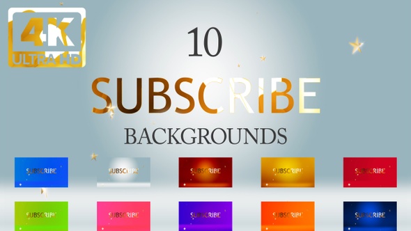 10 Subscribe Backgrounds