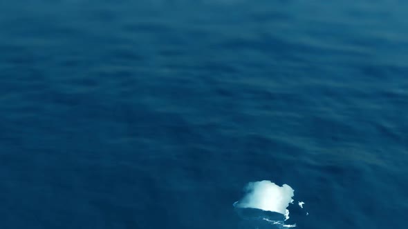 An animation of appearing submarine periscope and aiming the target. HD alt