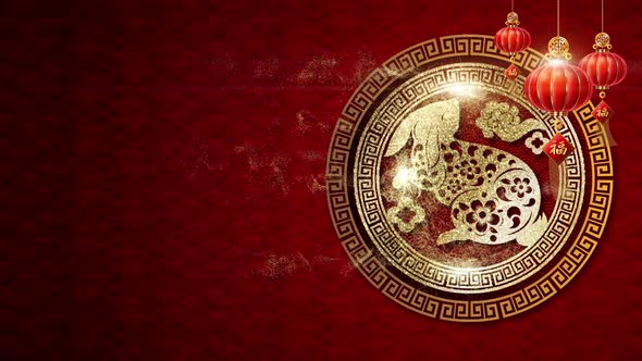 Happy Chinese New Year 2023 Background Decoration