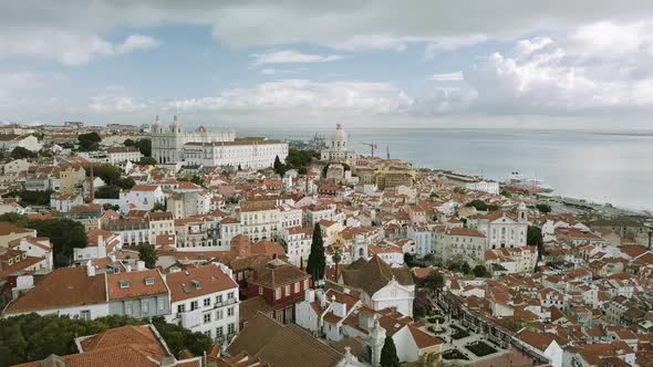 AS Alfama District with the Church of São Vicente of Fora // Lisbon, Portugal alt