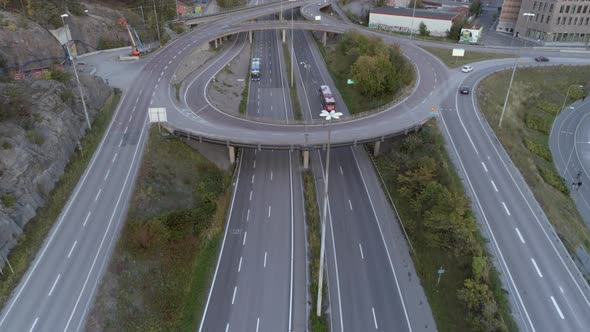 Aerial View of Interchange Highway