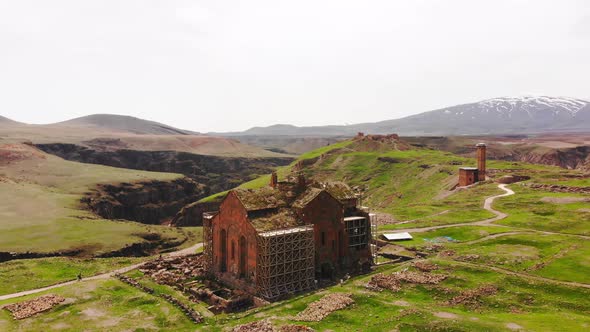 Tourist Walk To Ani Cathedral alt