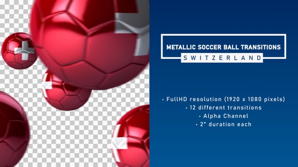 Metallic Soccer Ball Transitions - Switzerland