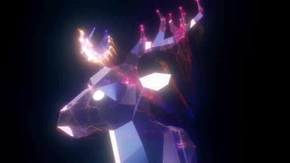 Abstract Deer 4k alt