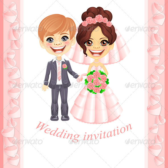 Pink Wedding Invitation - Birthdays Seasons/Holidays