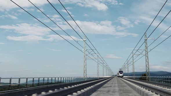 Train high-speed rail operation alt