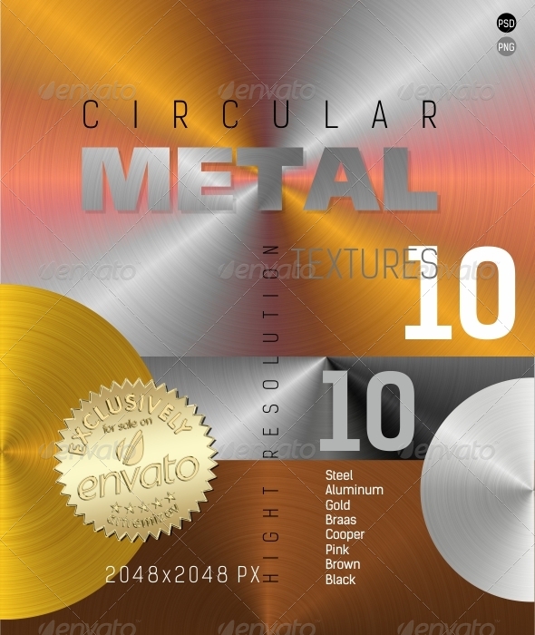 Circular Metal Texture - 3Docean 4848999