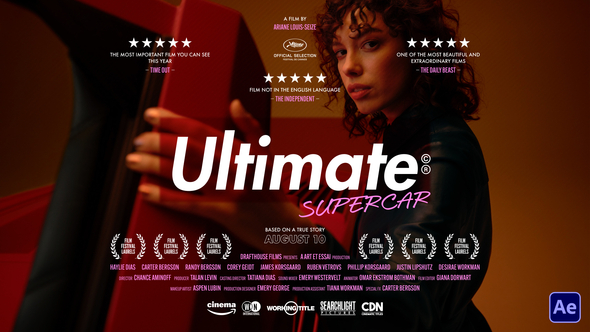 Drama Cinematic Title Titles template preview