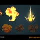 Cartoon Flash 2D FX explosions [Motion Graphics video clips] - VideoHive Item for Sale