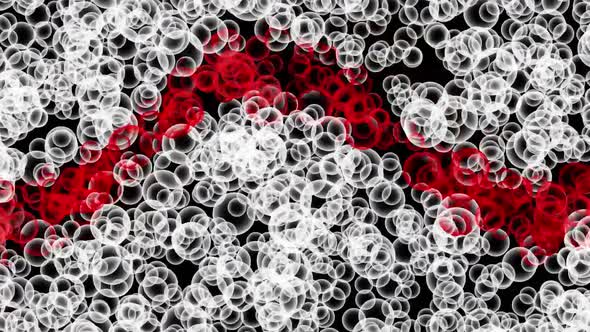 Abstract Bubbles Vibrant Background Digital Rendering alt