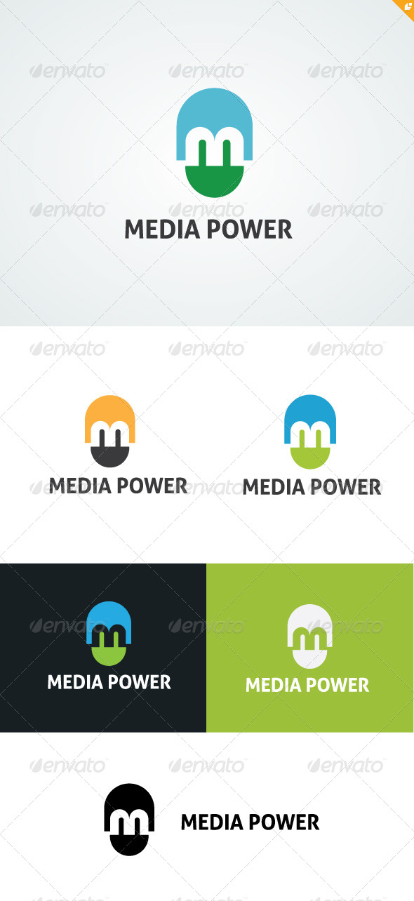 Media Power - Letters Logo Templates