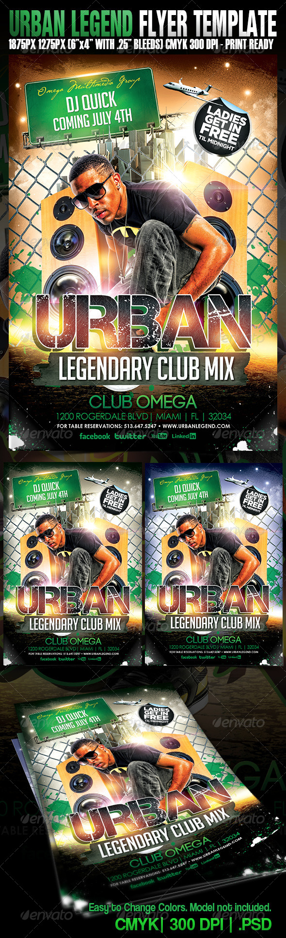 Urban Legend - Events Flyers