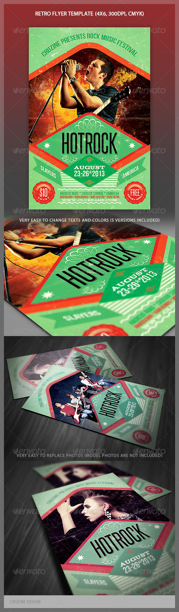 Retro Style Flyer - Events Flyers