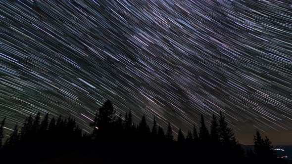 Star Trails in the Night Sky alt