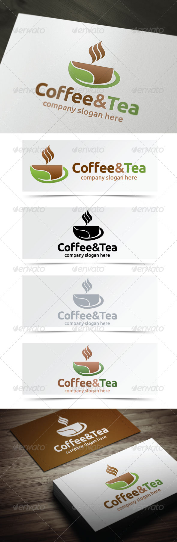 Coffee & Tea - Food Logo Templates