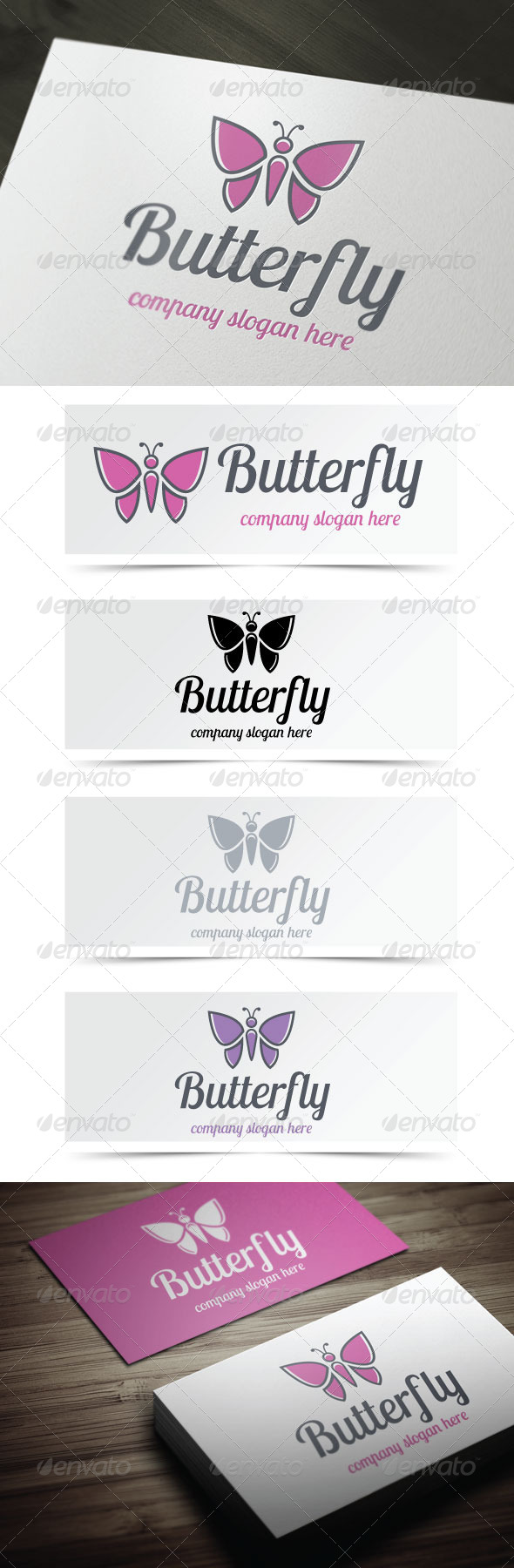 Butterfly - Animals Logo Templates