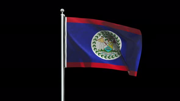 Belize Flag Big