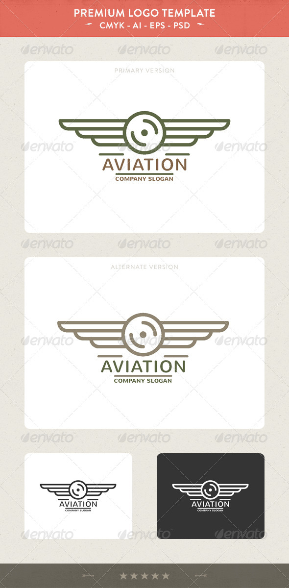 Aviation - Crests Logo Templates