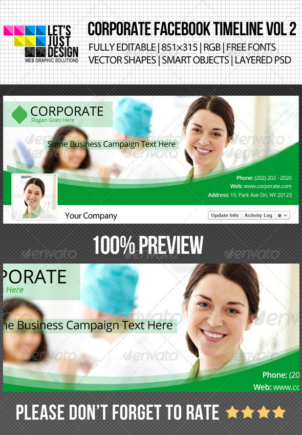 Corporate Facebook Timeline Cover Vol 2 - Facebook Timeline Covers Social Media
