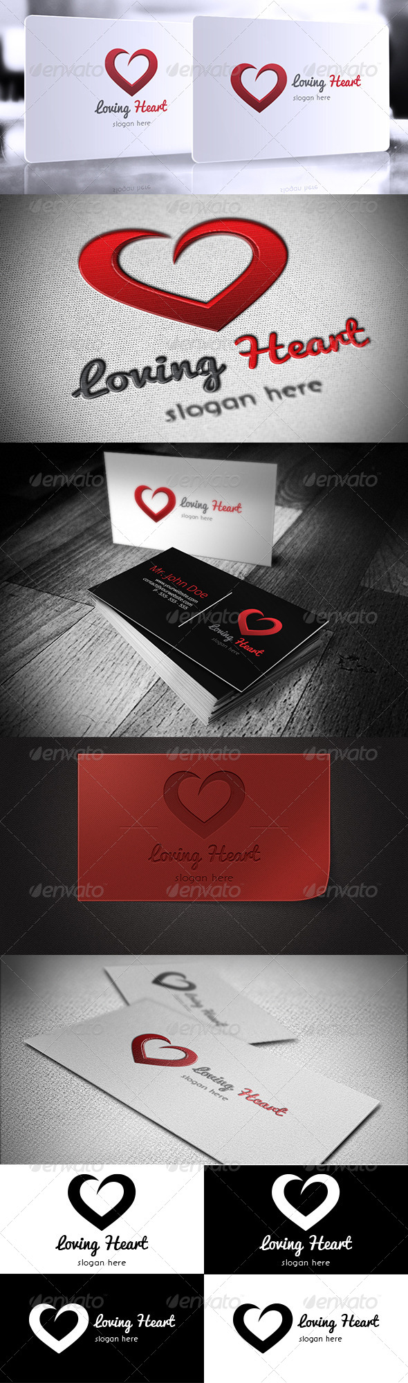 Loving Heart Logo - Symbols Logo Templates