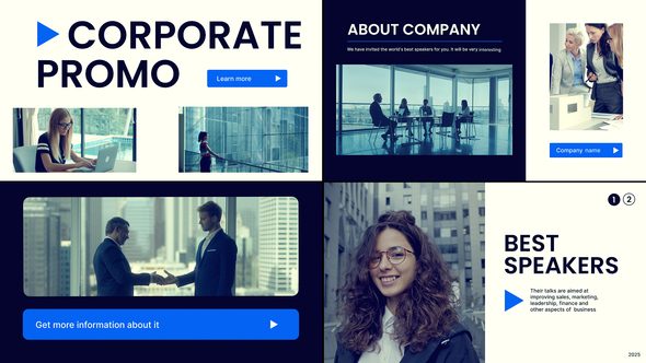 Corporate Promo 3 in 1 Openers template preview
