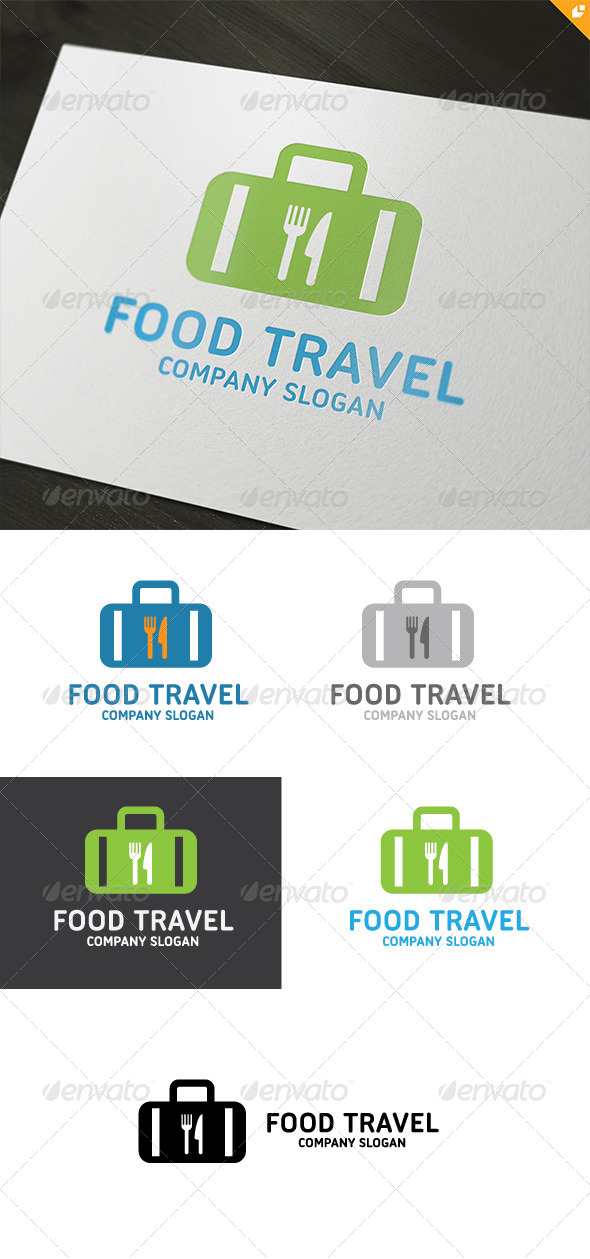 Food Travel - Food Logo Templates