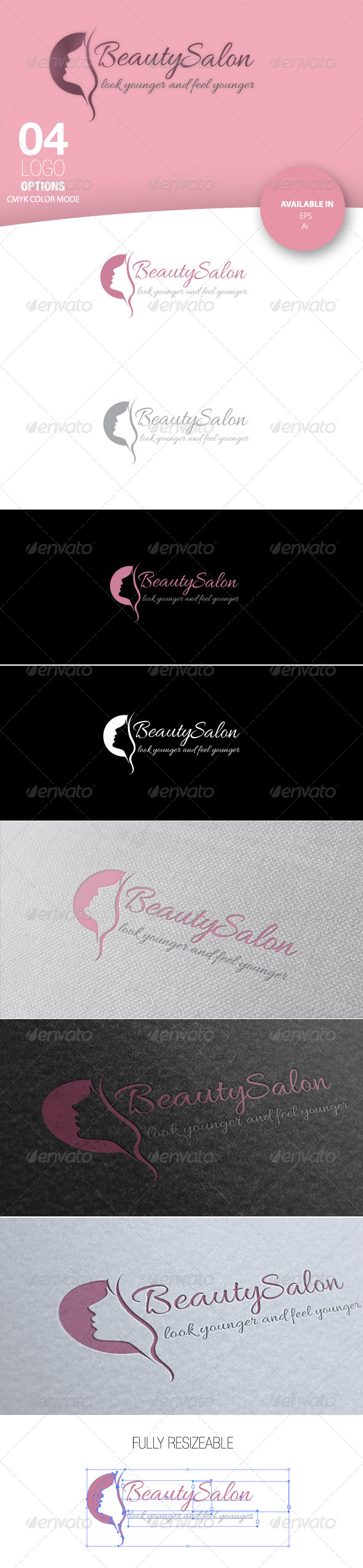 Beauty Salon Logo - Nature Logo Templates