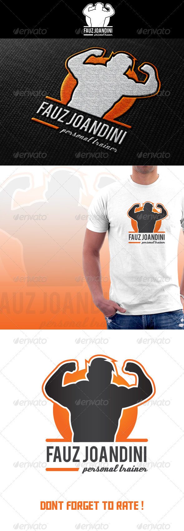 Gym and Personal Trainer Logo - Humans Logo Templates